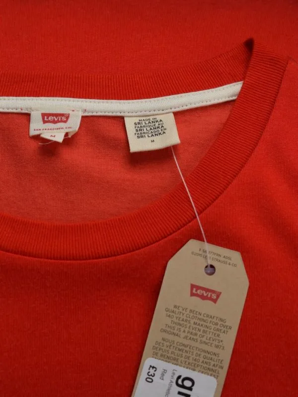 Tricou Levi's M | Roșu, Normal, Mânecă scurtă, Bumbac - Image 4