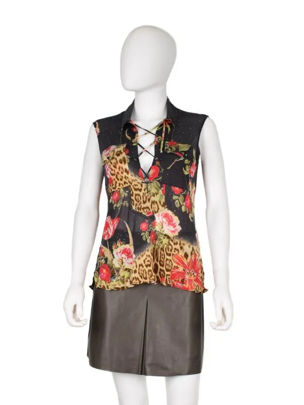 Bluză Class Roberto Cavalli US 14 | Multicolor, Normal, Vâscoză