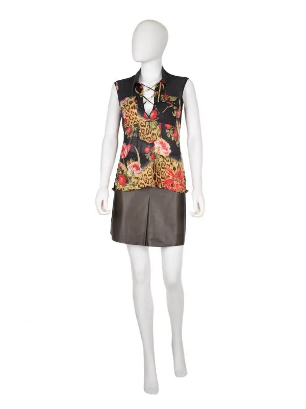 Bluză Class Roberto Cavalli US 14 | Multicolor, Normal, Vâscoză - Image 3