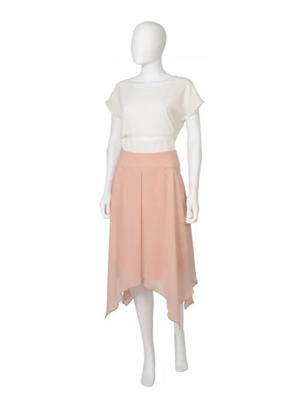 Fustă cu volane Dorothy Perkins EU 36 | Roz, Midi, Cu fit, Volane, Poliester - Image 2