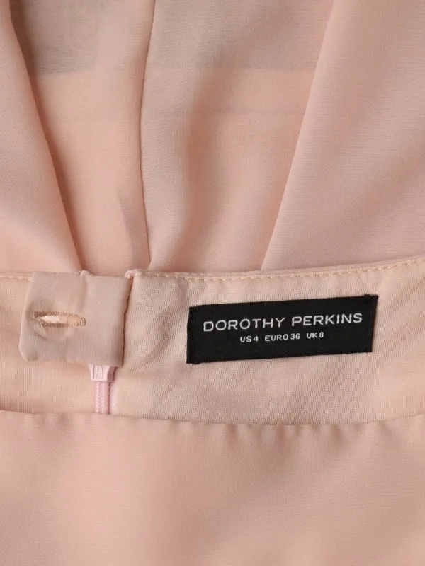 Fustă cu volane Dorothy Perkins EU 36 | Roz, Midi, Cu fit, Volane, Poliester - Image 4