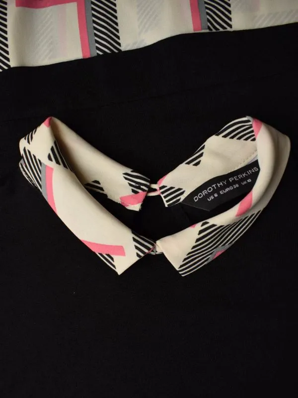 Bluză Dorothy Perkins S | Negru, Normal, Vâscoză - Image 4
