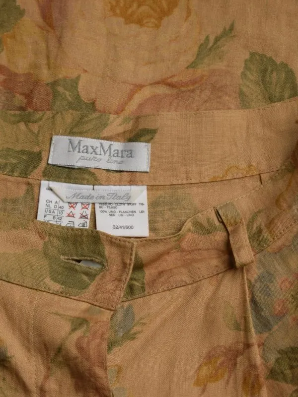 Fustă Max Mara UK 14 | Maro, Midi, In - Image 4