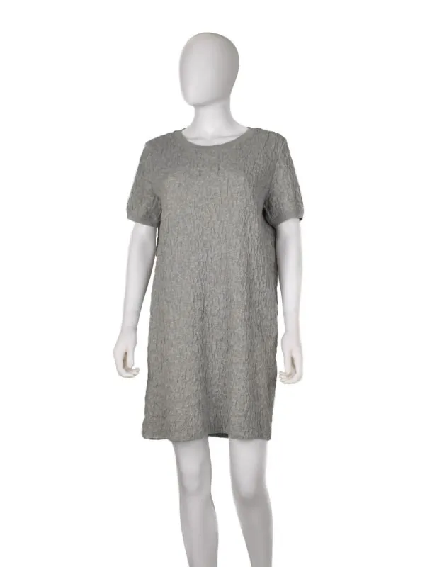 Rochie casual COS M | Gri, Mini, Bumbac