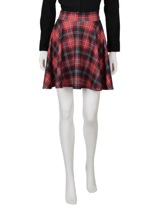 Fustă Missguided EU 38 | Roșu, Mini, Poliester