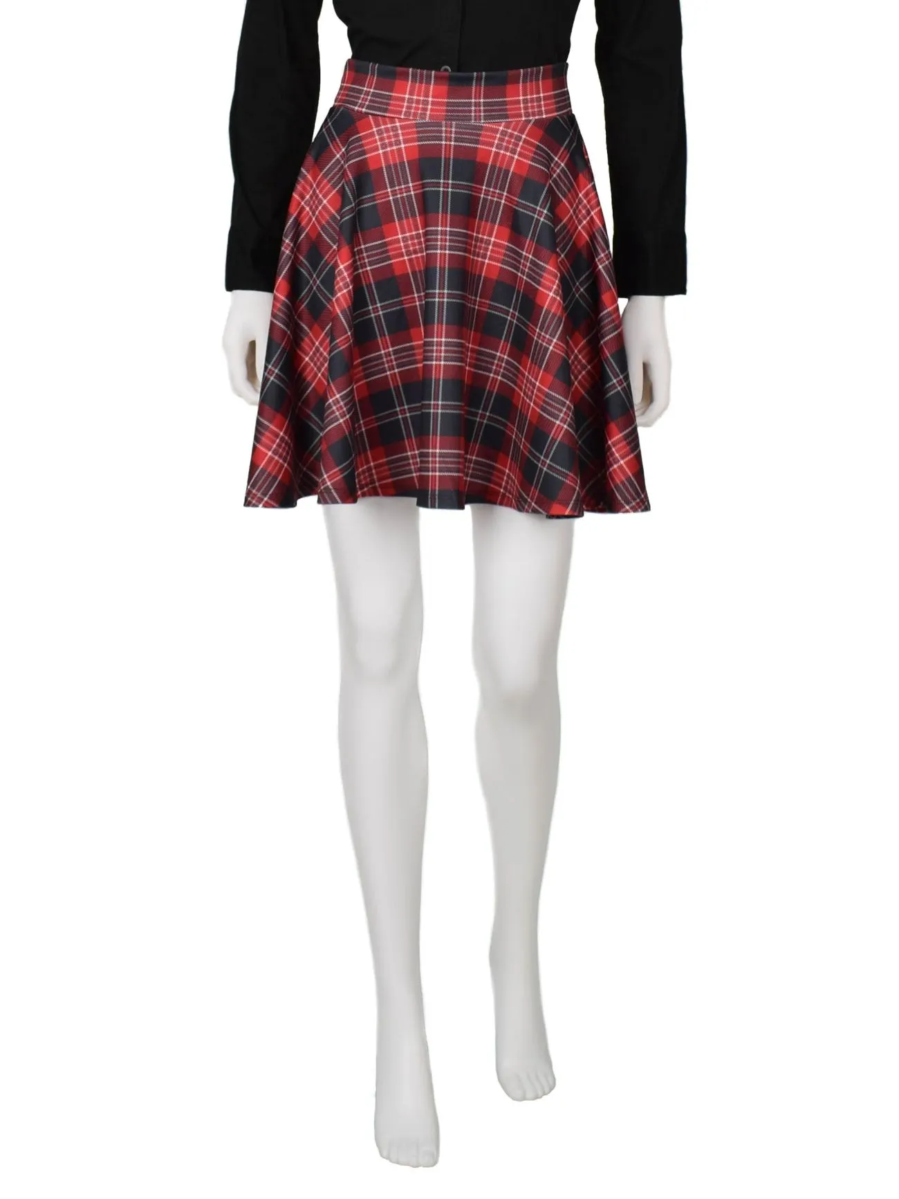 Fustă Missguided EU 38 | Roșu, Mini, Poliester