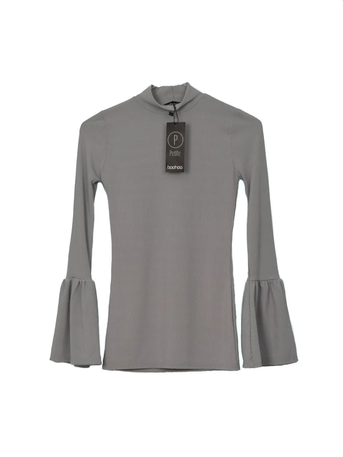 Bluză Boohoo EU 34 | Gri, Normal, Poliester