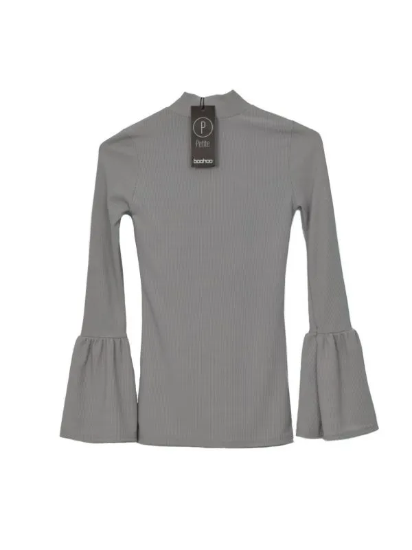 Bluză Boohoo EU 34 | Gri, Normal, Poliester - Image 2