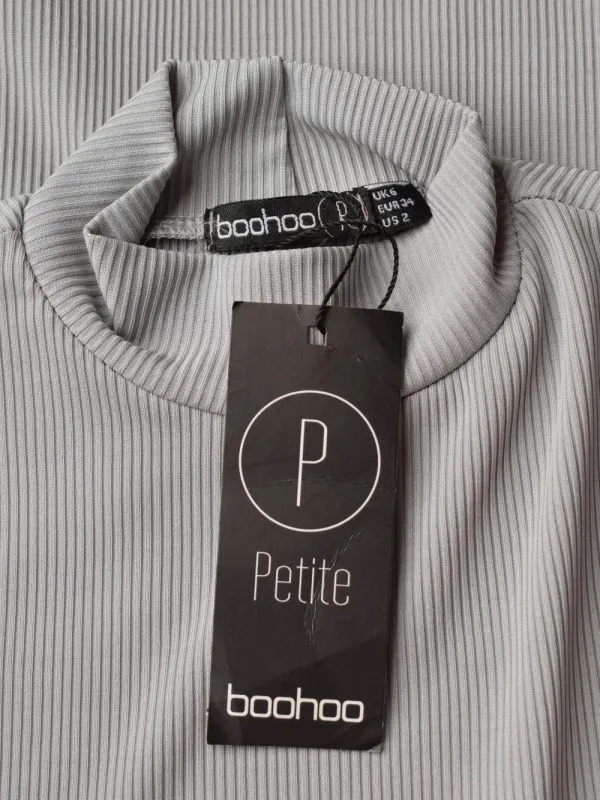 Bluză Boohoo EU 34 | Gri, Normal, Poliester - Image 3
