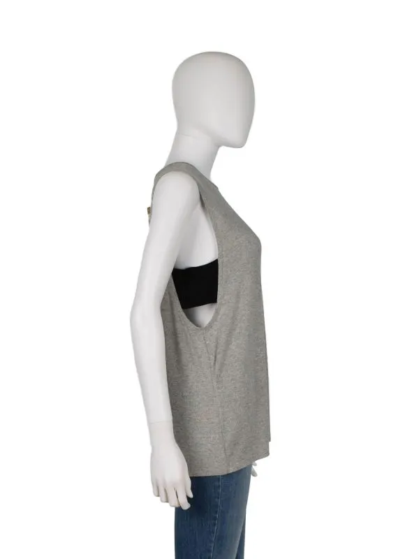 Top River Island EU 38 | Gri, Normal, Vâscoză - Image 4