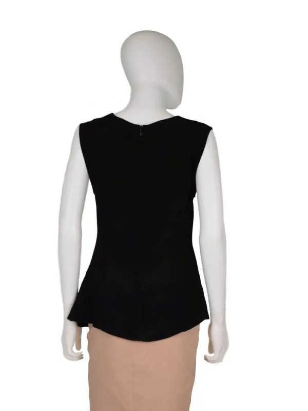 Bluză Zara M | Negru, Normal, Vâscoză - Image 2