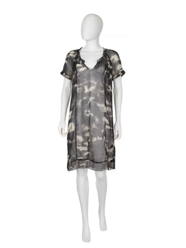 Rochie casual Sandwich_ EU 38 | Verde, Poliester - Image 3