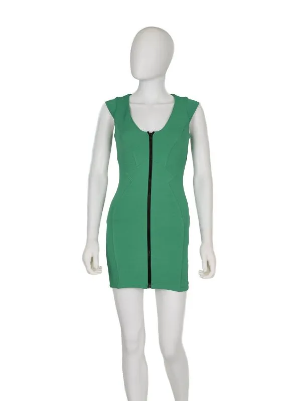 Rochie office Topshop EU 34 | Verde, Mini, Poliester