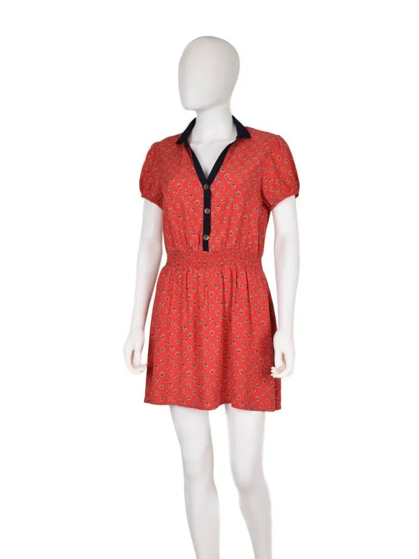 Rochie casual Next UK 12 | Roșu, Mini, Vâscoză