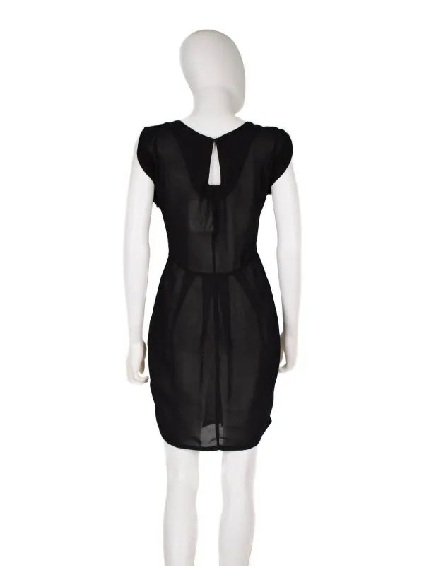 Rochie casual VILA XS | Negru, Mini, Poliester - Image 2