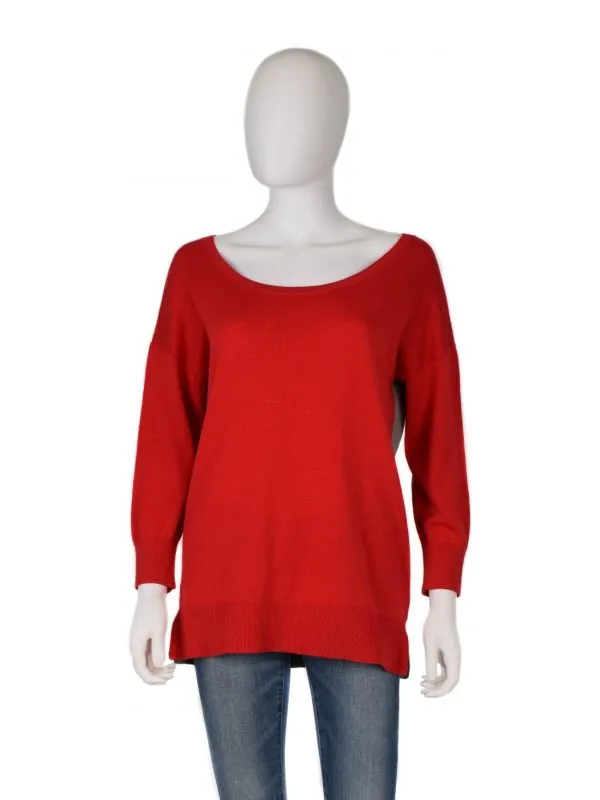 Pulover Banana Republic S | Roșu, Normal, Regular fit, Bumbac