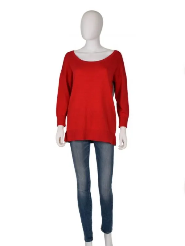 Pulover Banana Republic S | Roșu, Normal, Regular fit, Bumbac - Image 2