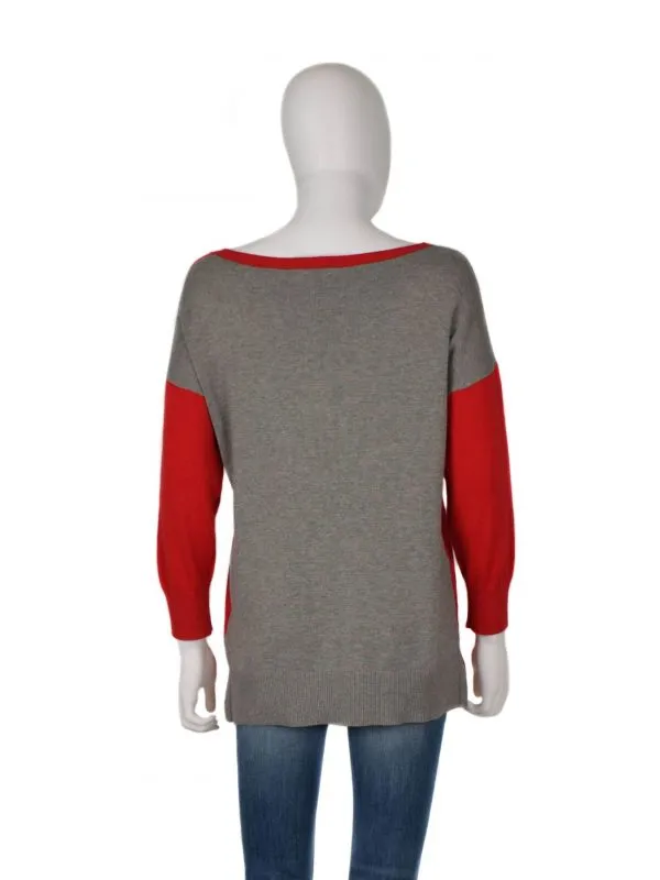 Pulover Banana Republic S | Roșu, Normal, Regular fit, Bumbac - Image 3