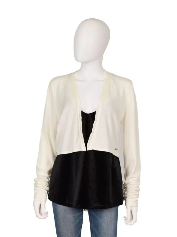 Pulover Jake*s EU 42 | Alb, Normal, Regular fit, Vâscoză