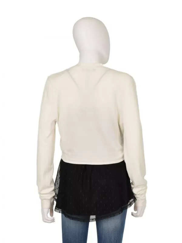 Pulover Jake*s EU 42 | Alb, Normal, Regular fit, Vâscoză - Image 3