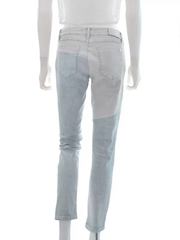 Blugi Calvin Klein US 28 | Bleu, Lungi, Bumbac - Image 2