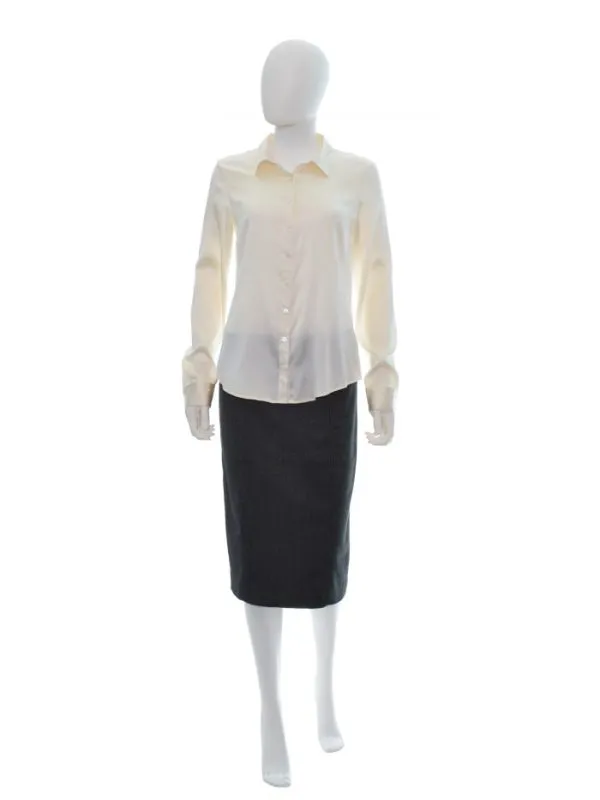 Cămașă H&M EU 40 | Crem, Normal, Mătase - Image 2