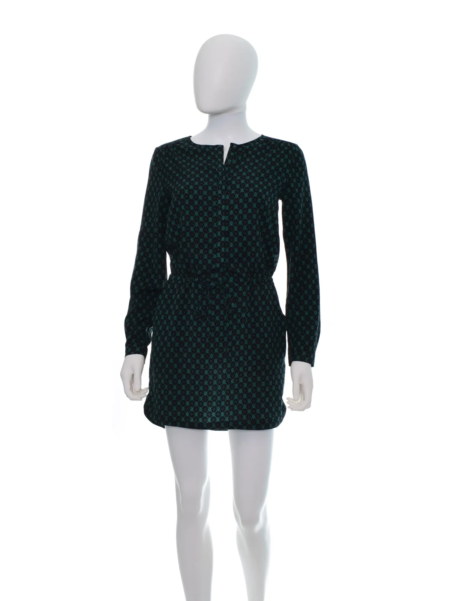 Rochie casual Mango XS | Verde, Mini, Poliester