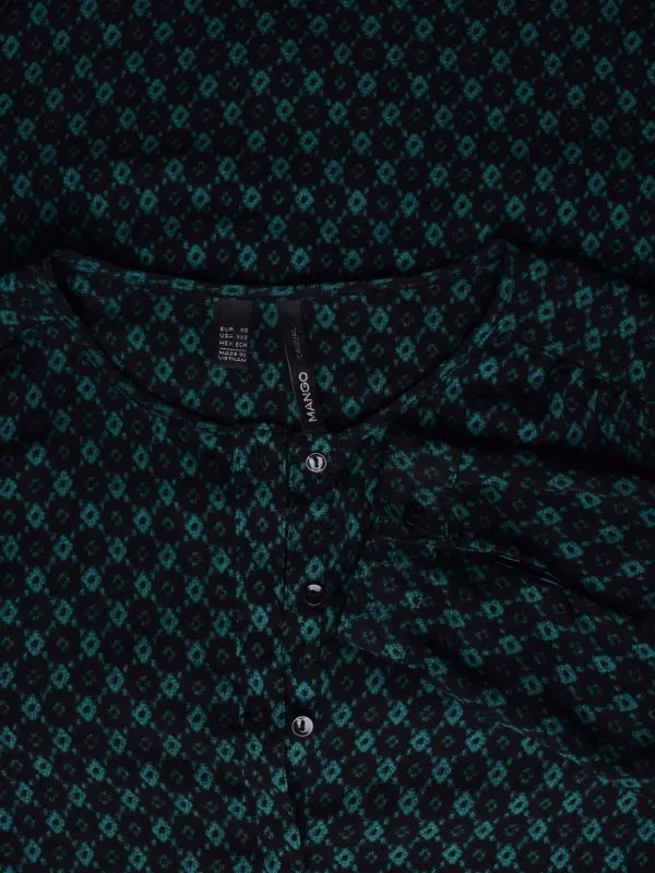 Rochie casual Mango XS | Verde, Mini, Poliester - Image 4