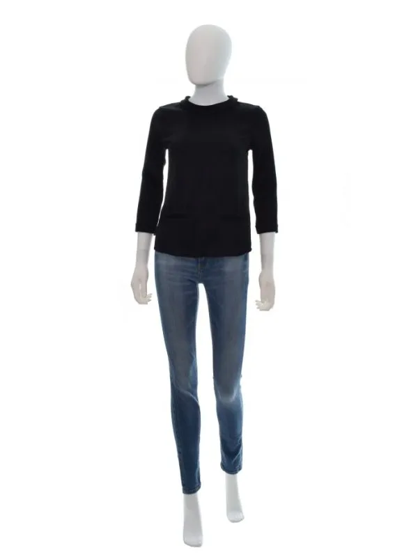 Bluză Massimo Dutti EU 36 | Negru, Normal, Vâscoză - Image 3