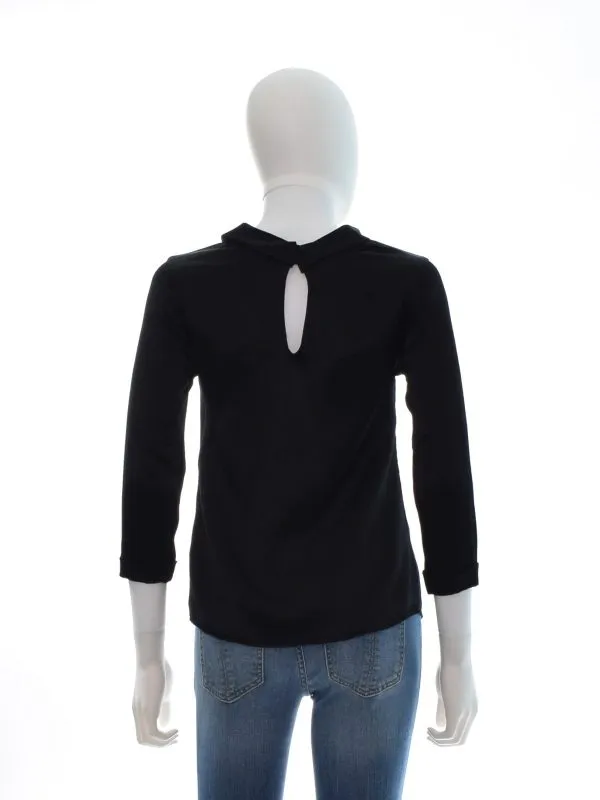 Bluză Massimo Dutti EU 36 | Negru, Normal, Vâscoză - Image 4