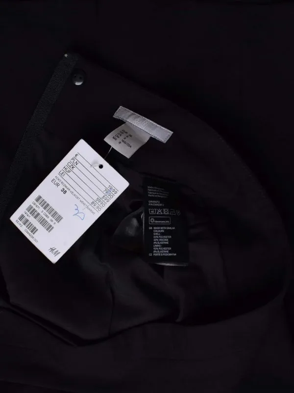 Fustă H&M EU 38 | Negru, Mini, Poliester - Image 2