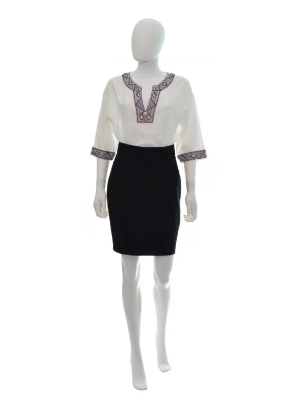Fustă H&M EU 38 | Negru, Mini, Poliester - Image 3