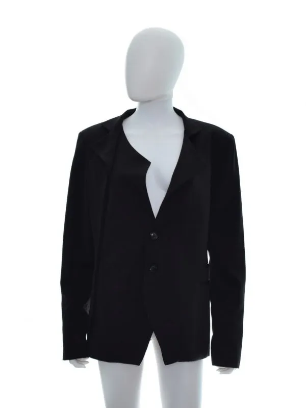 Sacou DOUBLJU M | Negru, Normal, Poliester