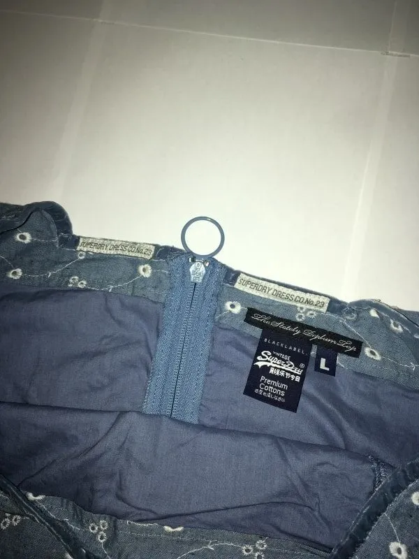 Top Superdry L | Albastru, Normal, Bumbac - Image 5