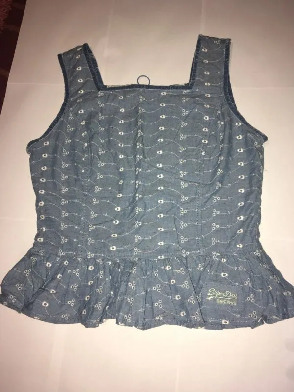 Top Superdry L | Albastru, Normal, Bumbac - Image 6