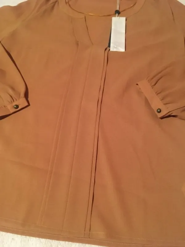 Cămașă Esprit EU 38 | Galben, Normal, Poliester - Image 3