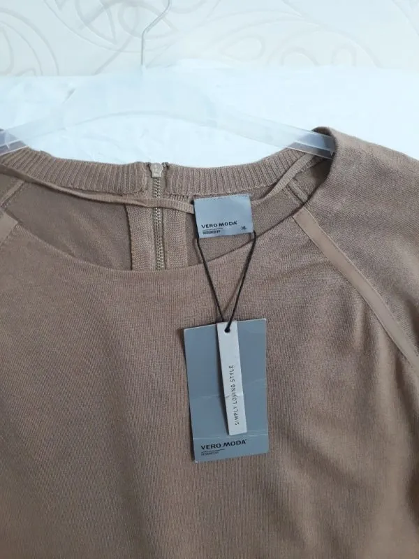 Rochie casual Vero Moda XL | Caramel, Midi, Vâscoză - Image 3