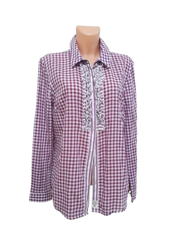 Cămașă Tommy Hilfiger XL | Roz, Normal, Bumbac