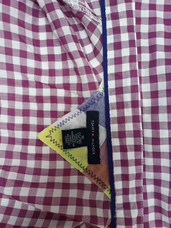 Cămașă Tommy Hilfiger XL | Roz, Normal, Bumbac - Image 4