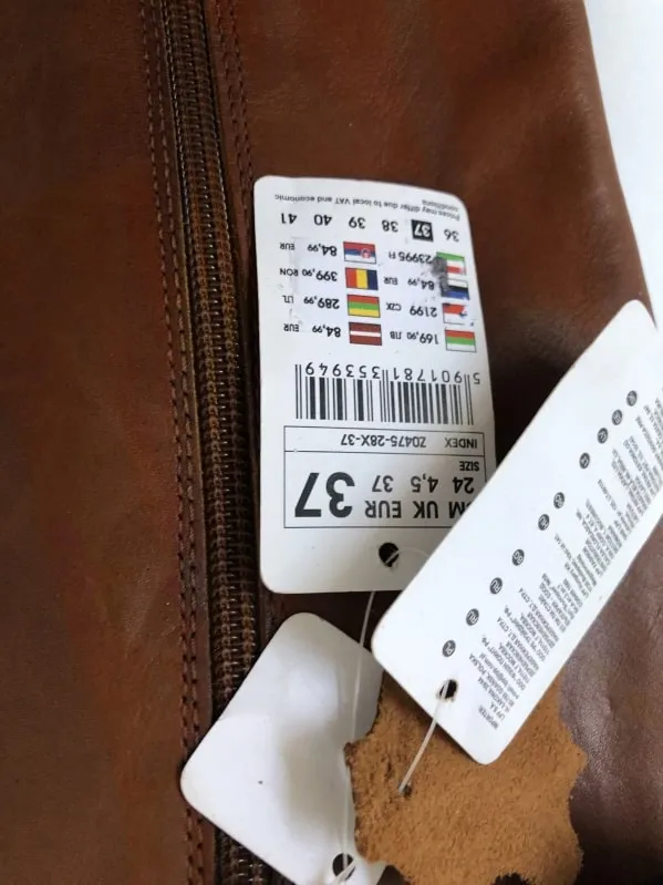 Cizme Reserved EU 37 | Maro, Piele naturală - Image 4
