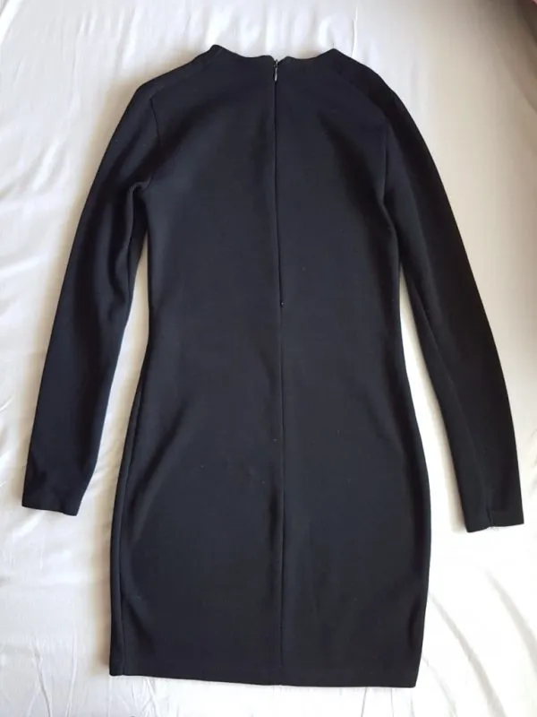 Rochie casual Zara S | Negru, Mini, Bumbac - Image 4