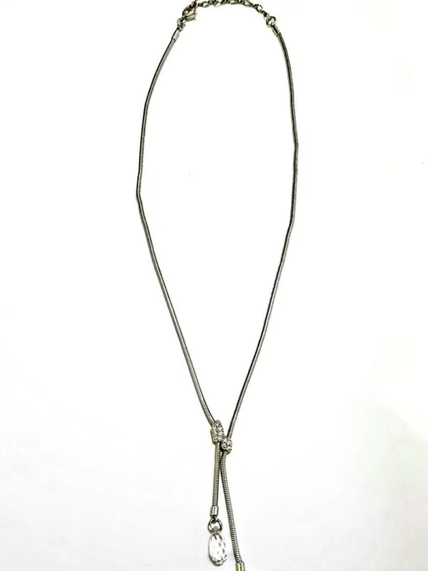 Lănțișor Swarovski | Gri - Image 3