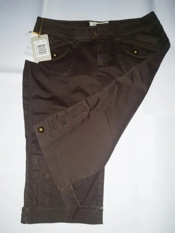 Fustă Guess XS | Maro, Midi, Bumbac - Image 3