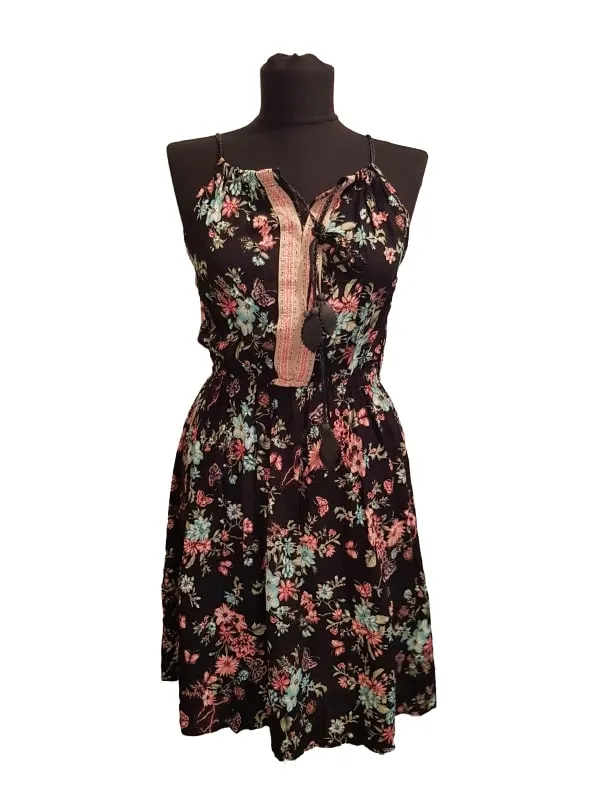 Rochie casual COLLOSEUM M | Negru, Mini, Vâscoză