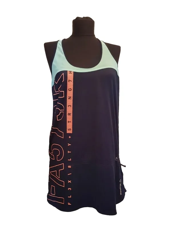 Top sport Reebok M | Albastru, Poliester