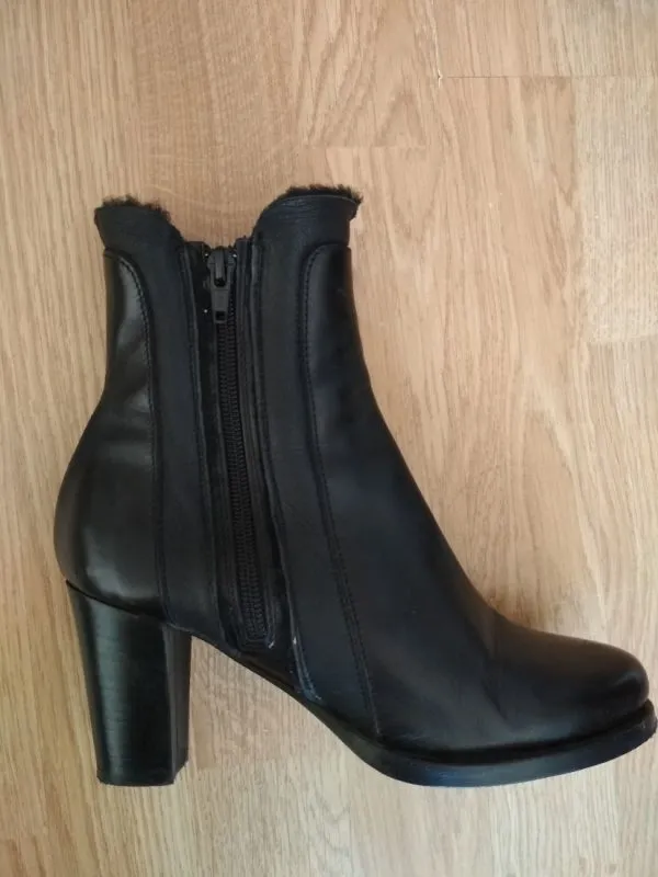 Ghete Attilio Giusti Leombruni EU 36 | Negru, Piele naturală - Image 2