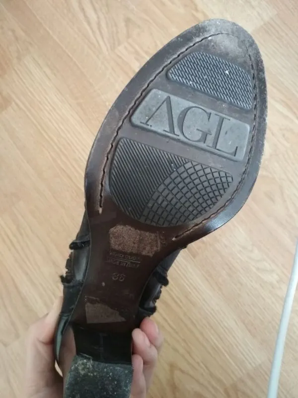 Ghete Attilio Giusti Leombruni EU 36 | Negru, Piele naturală - Image 3