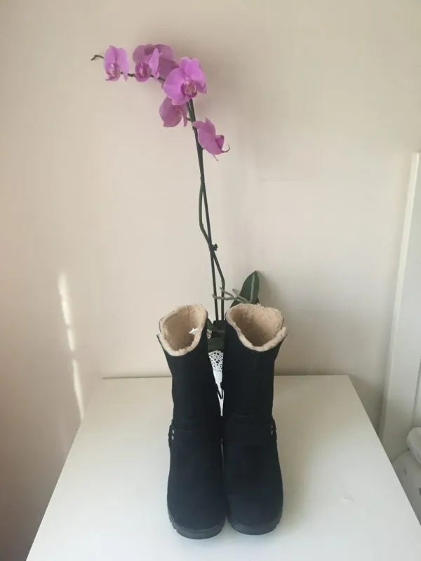 Ghete UGG EU 37 | Negru, Piele naturală - Image 5