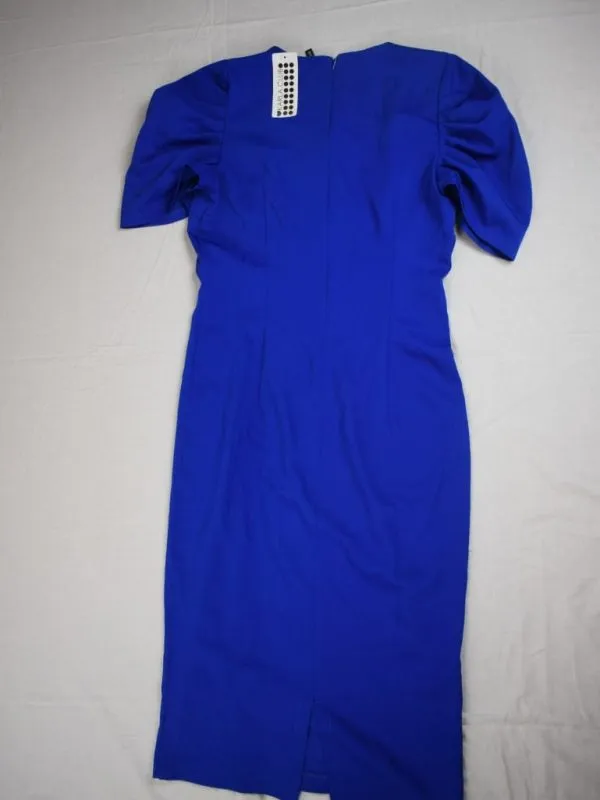 Rochie office KARLA.CLUB L | Albastru, Midi, Poliester - Image 3