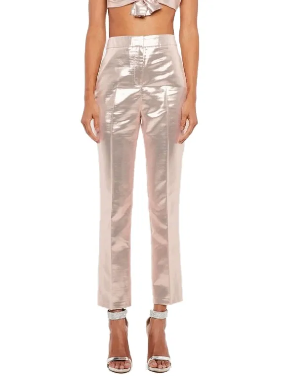 Pantaloni Missguided EU 38 | Roz, Lungi, Poliester